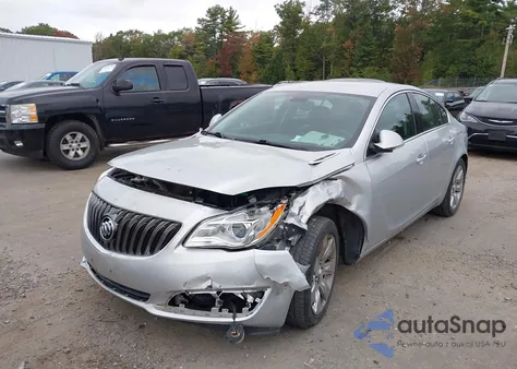 2015 Buick Regal Turbo из США, поврежденный, VIN 2G4GK5EX5F9214522